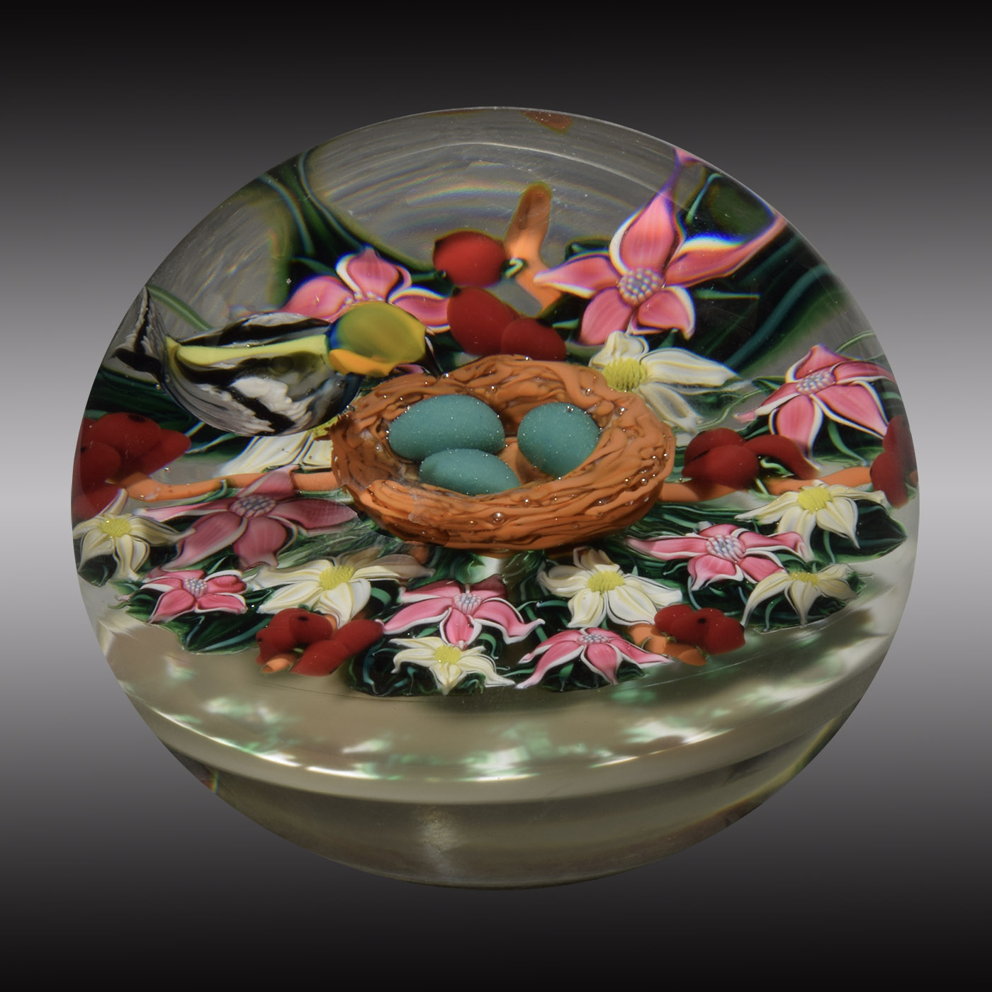 Richard Loesel 70th Anniversary Paperweight